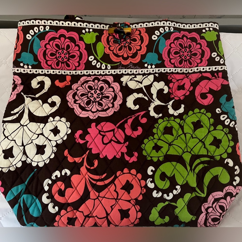 Vera Bradley Large Tote Bag, Like New